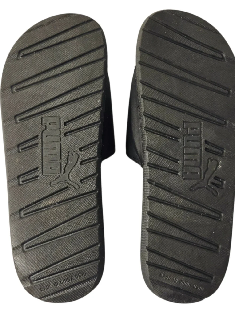 PUMA Cool Cat Sport CFB-2012 Men's Size 10 Black/High Risk Red Slide Sandals